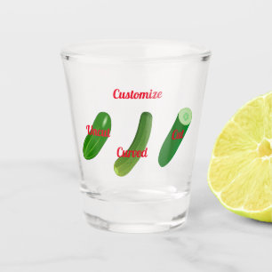 3 Cucumbers Thunder_Cove Shot Glass