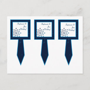 3 Cup Cake Picks Blue Stars and Snowflakes Postcard