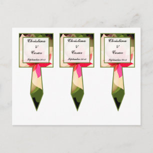 3 Cup Cake Picks Colourful Lotus Flower black Back Postcard