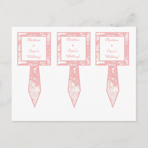 3 Cup Cake Picks Oriental Garden Postcard