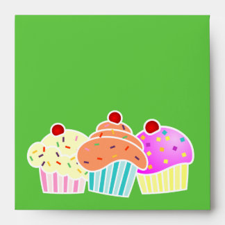 3 Cupcakes Envelopes