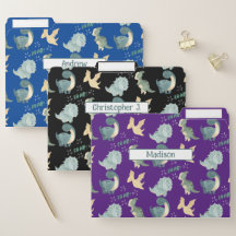 3 Cute Dinosaur Blue Black Purple 1 Name or 3