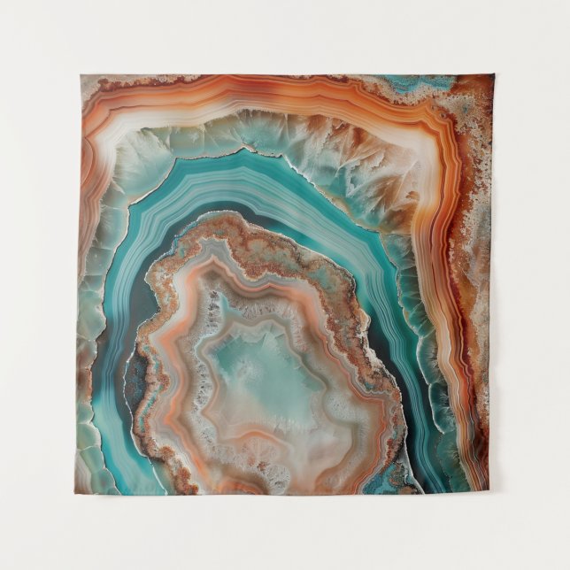 3 D Agate Art Tapestry (Front)