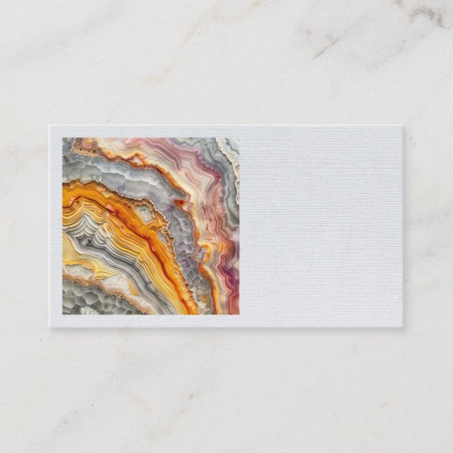 3 D Agate Business Cards (Front)