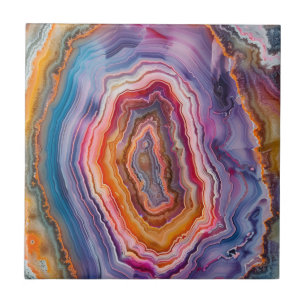 3 D Agate Ceramic Tile