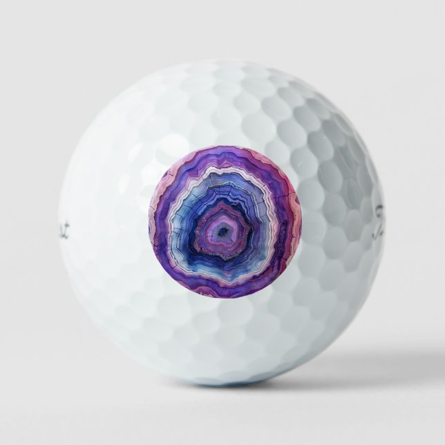 3 D Agate Golf Balls (Front)