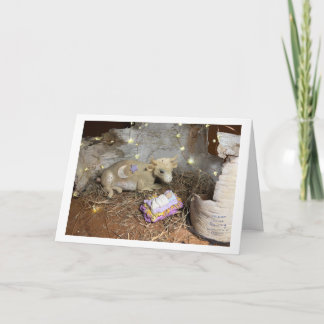 3-D First Christmas Card