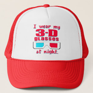 3-D Glasses Trucker Hat