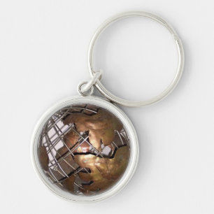 3-D Globe Keychain