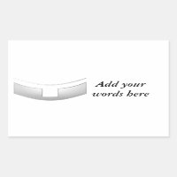 3-D Look Silver Priest's or Minister's Collar