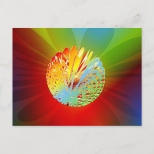3-d Sphere Postcard