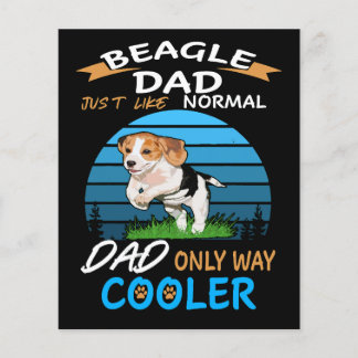 3 Dad Beagle Dad Cooler
