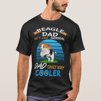 3 Dad - Beagle Dad Cooler Beagle T-Shirt
