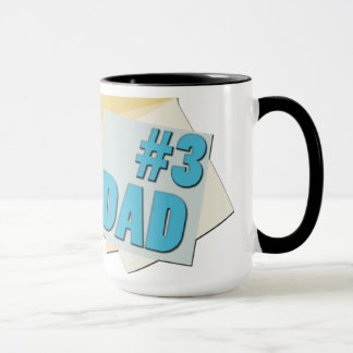 #3 Dad - Fathers Day - Mug