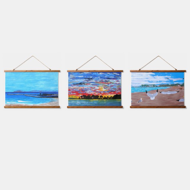 3, Dana point harbour "perspectives" Hanging Tapestry (Triple)