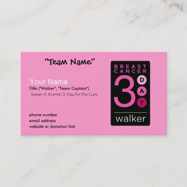 3-Day Business Cards (Front)