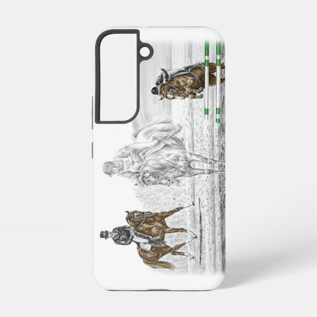3-Day Eventing Horses Combined Training Samsung Galaxy S22 Case (Back)