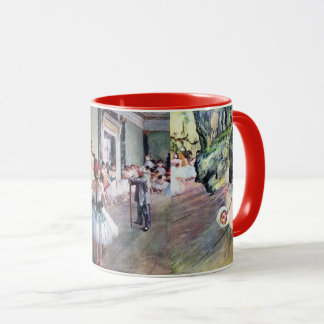 3 Different Ballerinas by Edgar Degas Mug