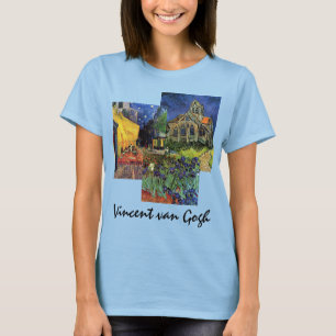 3 different Famous Vintage van Gogh Paintings T-Shirt