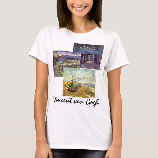 3 different Vincent van Gogh Vintage Maritime Art T-Shirt