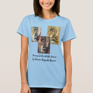 3 different Young Girls at the Piano by Renoir T-Shirt