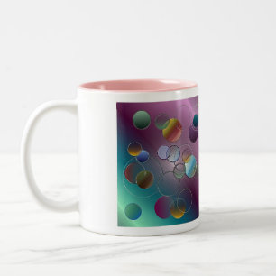 3-Dimensional Floating Circles Mug