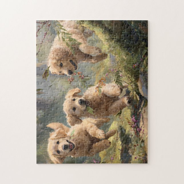 3 dogs jigsaw puzzle (Vertical)