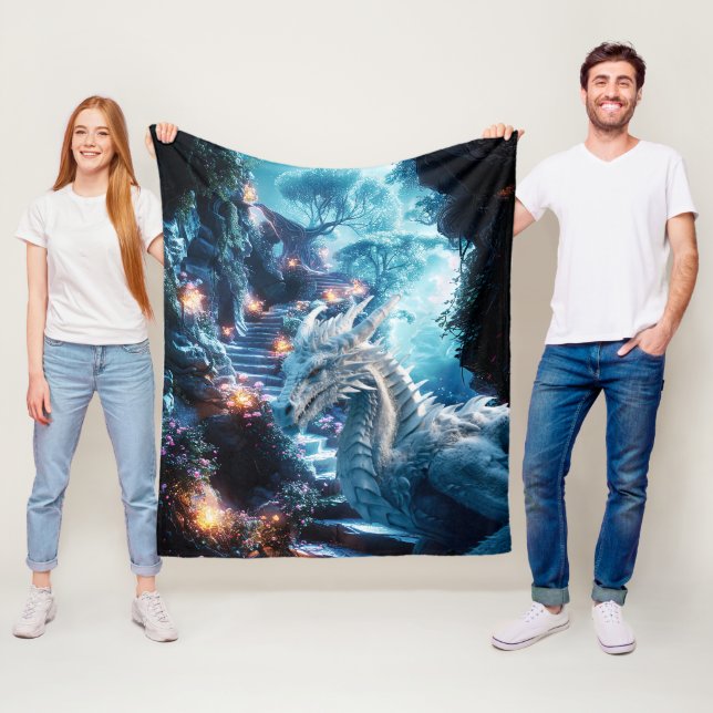 #3 Dragon World  Fleece Blanket (In Situ)
