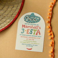 3-Esta Sombrero Boys 3rd Birthday Party