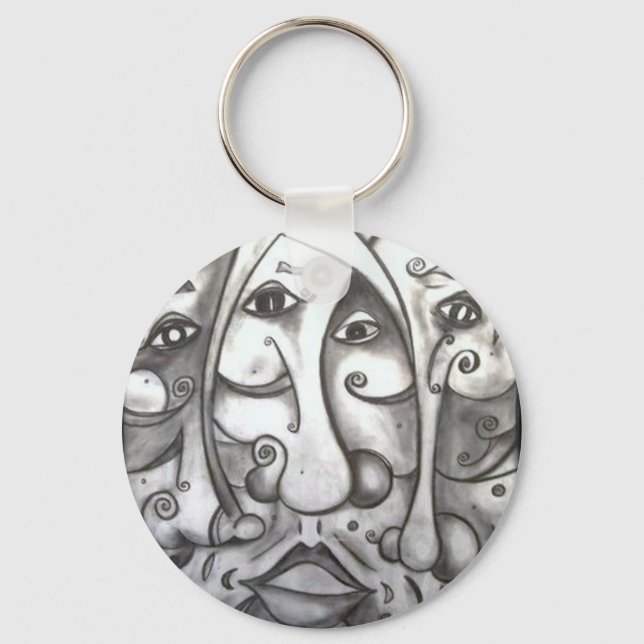 "3 Fates" Keychain (Front)