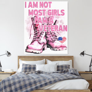#3 Female Veteran Canvas Print