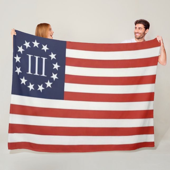 3% FLAG FLEECE BLANKET (In Situ)