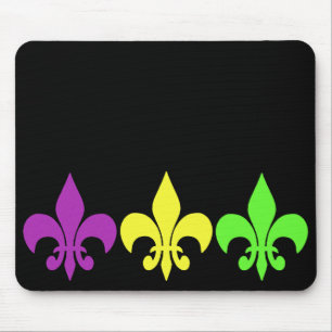3 Fleur De Lis Mouse Mat