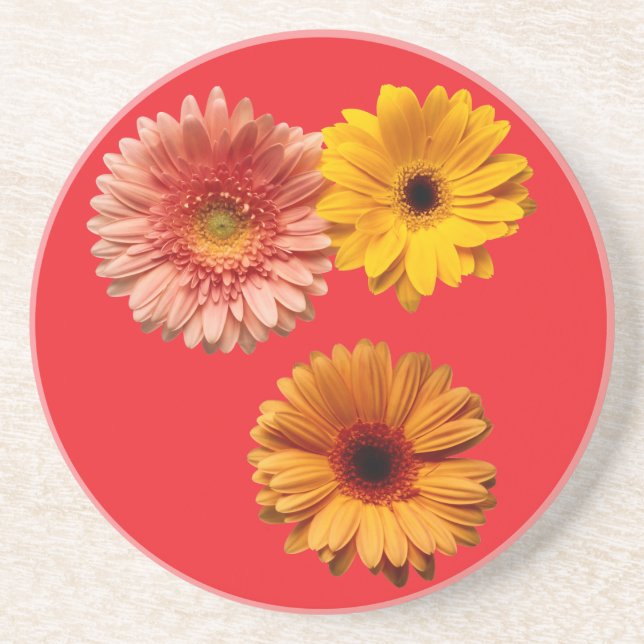 3 Flowers Coaster (Front)
