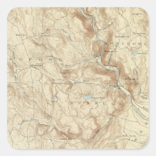 3 Granville sheet Square Sticker