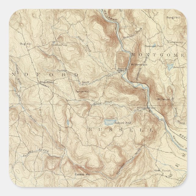3 Granville sheet Square Sticker (Front)
