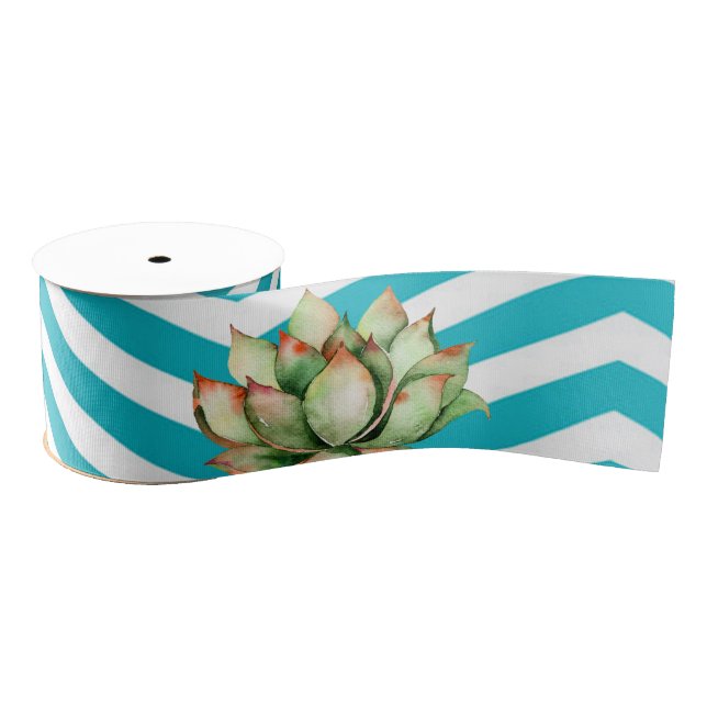 3" Grosgrain Ribbon Geometric Garden Rose Barn Woo (Spool)