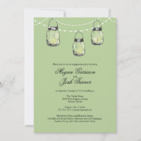 3 Hanging Mason Jars - Engagement Party