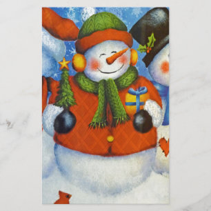 3 Happy Snowmen