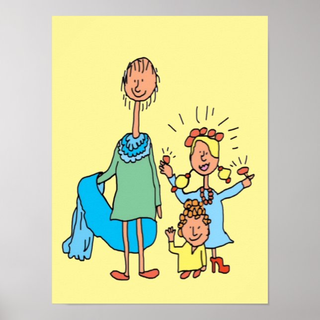 3 Happy Women poster (Front)