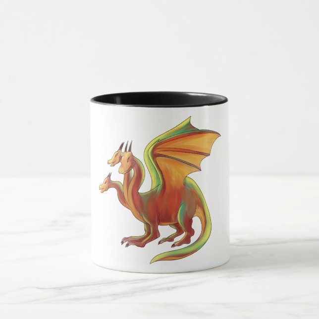 3 headed dragon mug (Center)