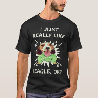 3 I Just Really Like Beagle T-Shirt