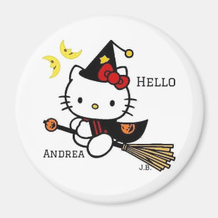 3 inch round name magnet