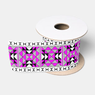3 Inch Sacred Mountains in Pink Satin Ribbon
