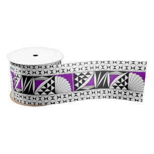 3 Inch Southwest Sunrise in Purple Satin Ribbon