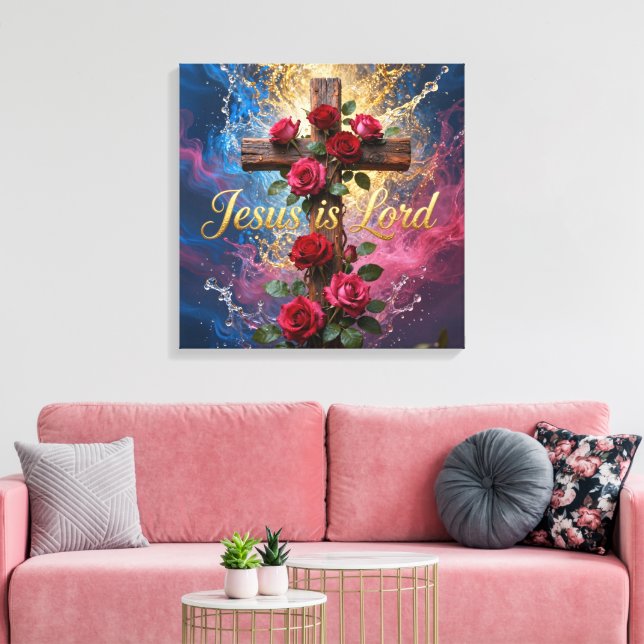#3 Jesus is Lord  Canvas Print (Insitu(LivingRoom))