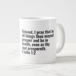 3 John 1:2  - Jumbo Mug