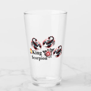 3 King Sporpion Drinkware Glass