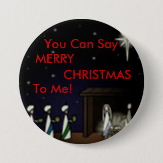 3 Kings, You Can Say, MERRY, CHRISTMAS, To Me! 7.5 Cm Round Badge