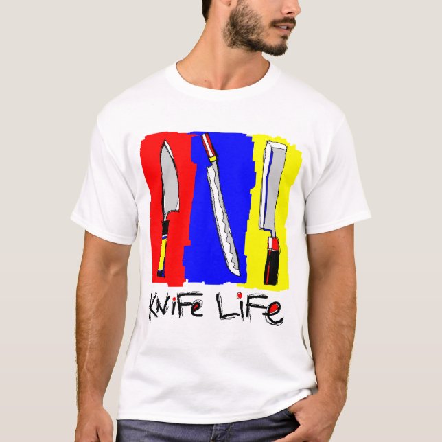 3 Knives in my life T-Shirt (Front)